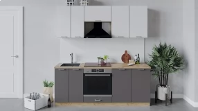 Кухонный гарнитур «Габриэлла» длиной 200 см со шкафом НБ